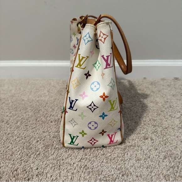 Louis Vuitton Multicolor Monogram Tote with Tan Accents - Picture 2 of 16